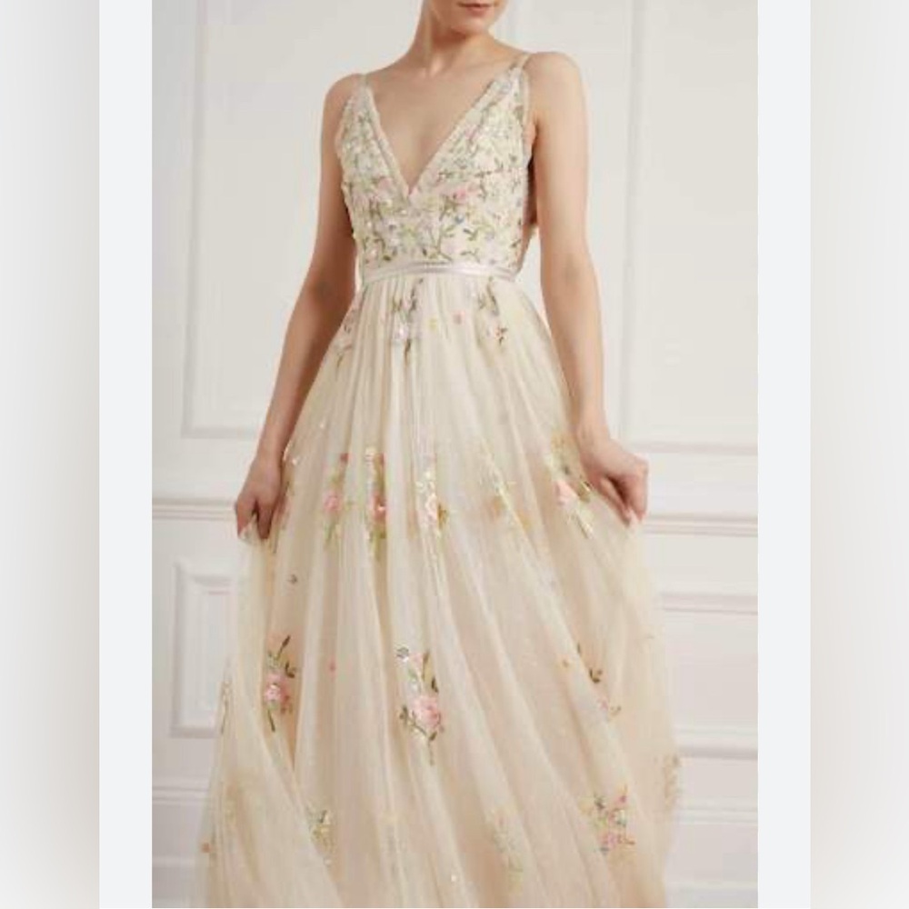 Needle & Thread Beautiful Embroidered Dress Size 10